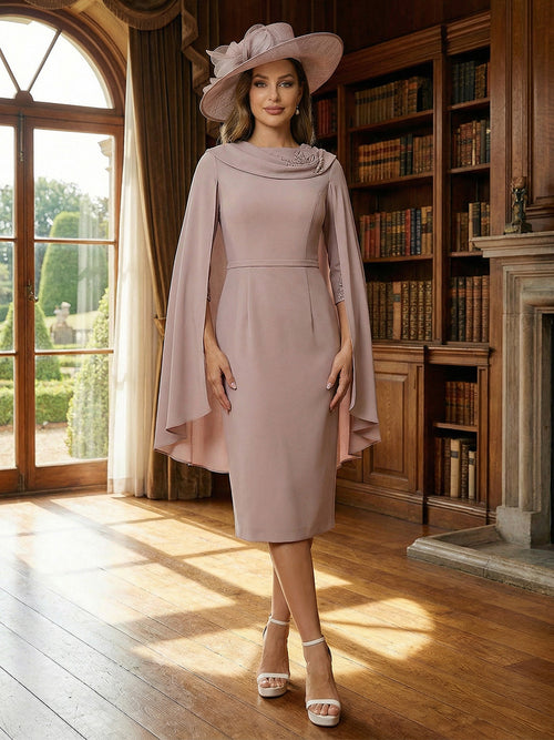 Chiffon Scoop Neck Mother of the Bride Dresses
