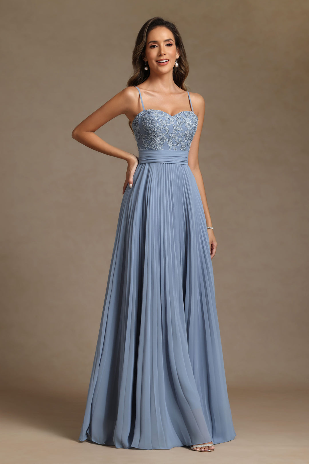 Lace Appliques Sweetheart Pleated Mother of the Bride Dresses with Jacket