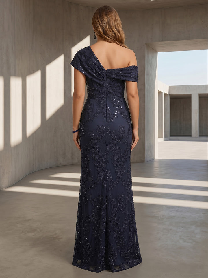 Jacquard Mermaid Square Neck Ruffles Corset Evening Dresses for Women