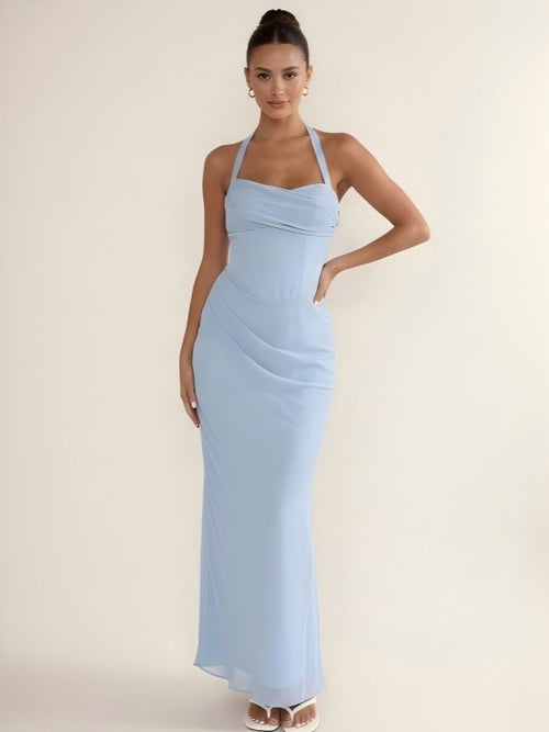 Mermaid Pleated Corset Strapless Spaghetti Straps Bridesmaid Dresses