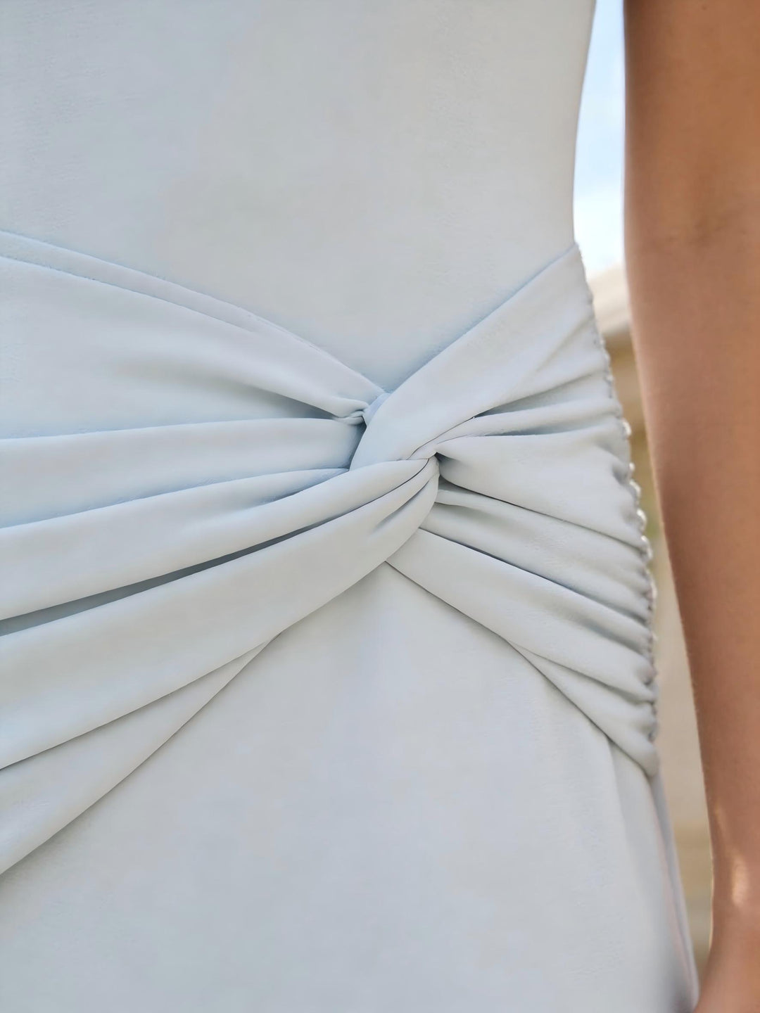 Jersey Simple Scoop Neck Long Formal Dresses