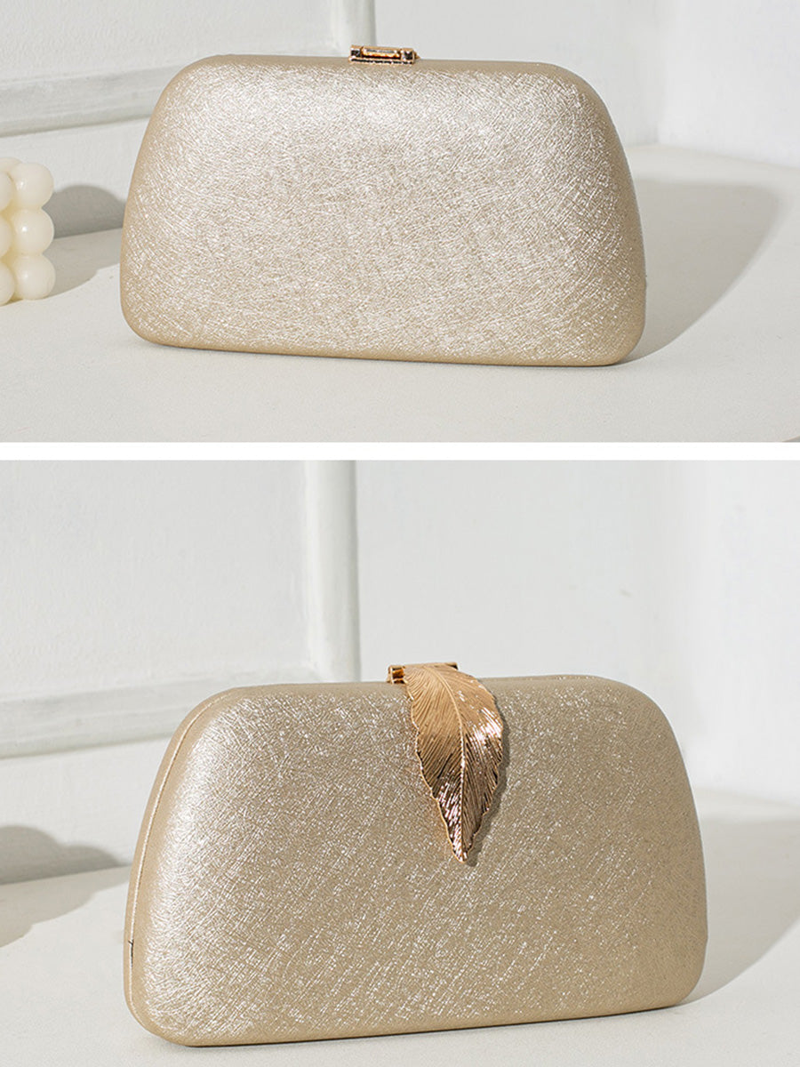 Geometric Elegant Leaf PU Handbags