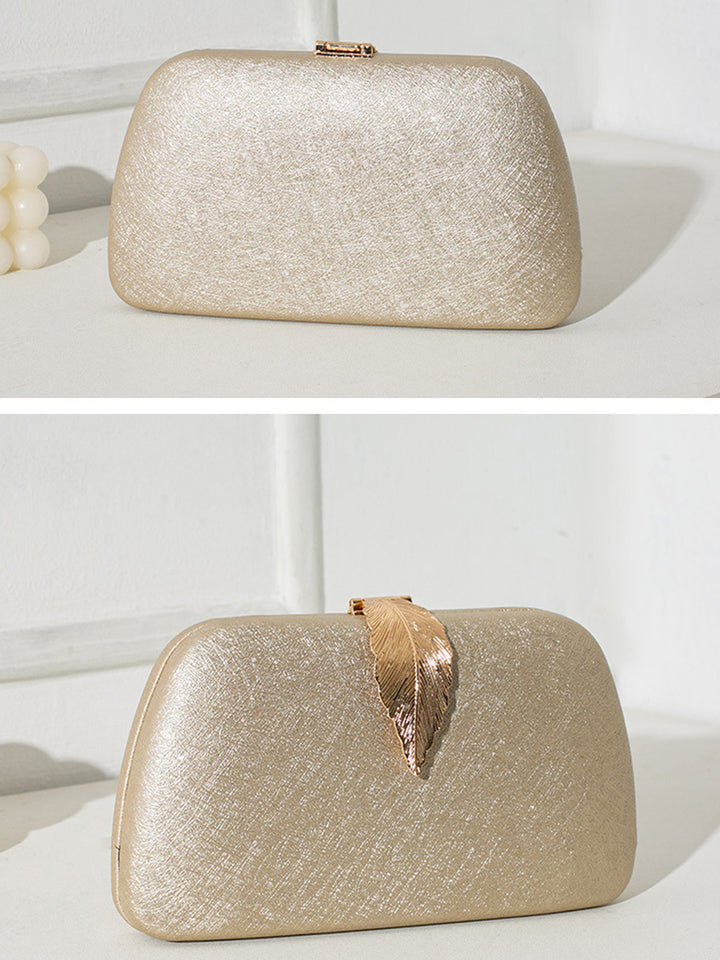 Geometric Elegant Leaf PU Handbags