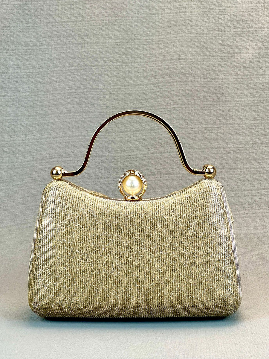 Geometric Delicated Daily Ruched Polyester Handbags