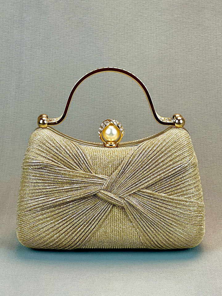Geometric Delicated Daily Ruched Polyester Handbags