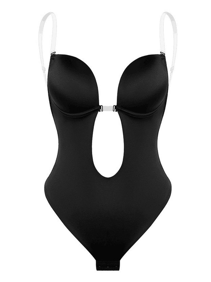 High Waist Deep V Neck Tummy Control Butt Lifter Shaperwear for Women