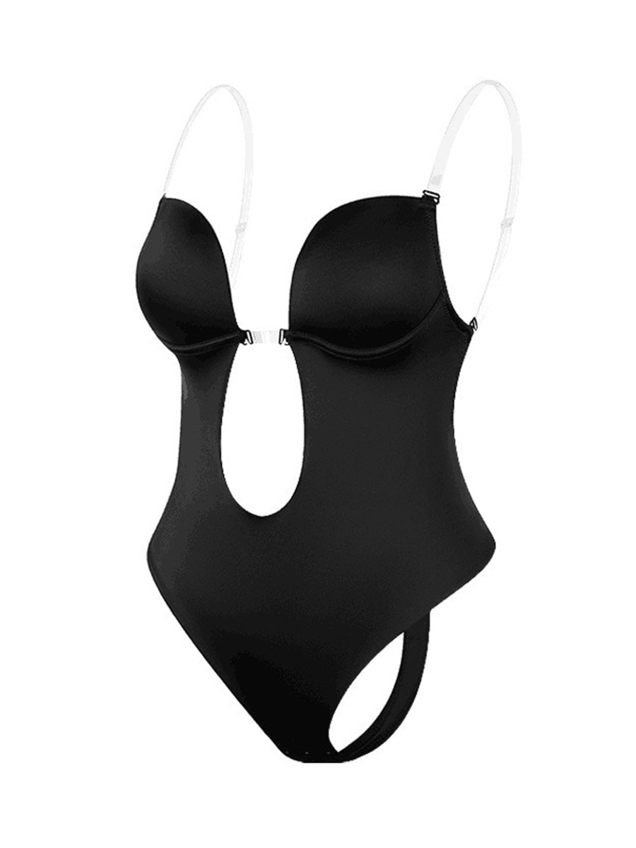 High Waist Deep V Neck Tummy Control Butt Lifter Shaperwear for Women