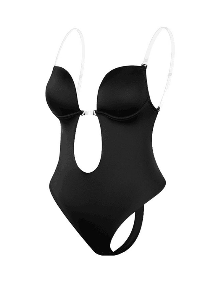 High Waist Deep V Neck Tummy Control Butt Lifter Shaperwear for Women