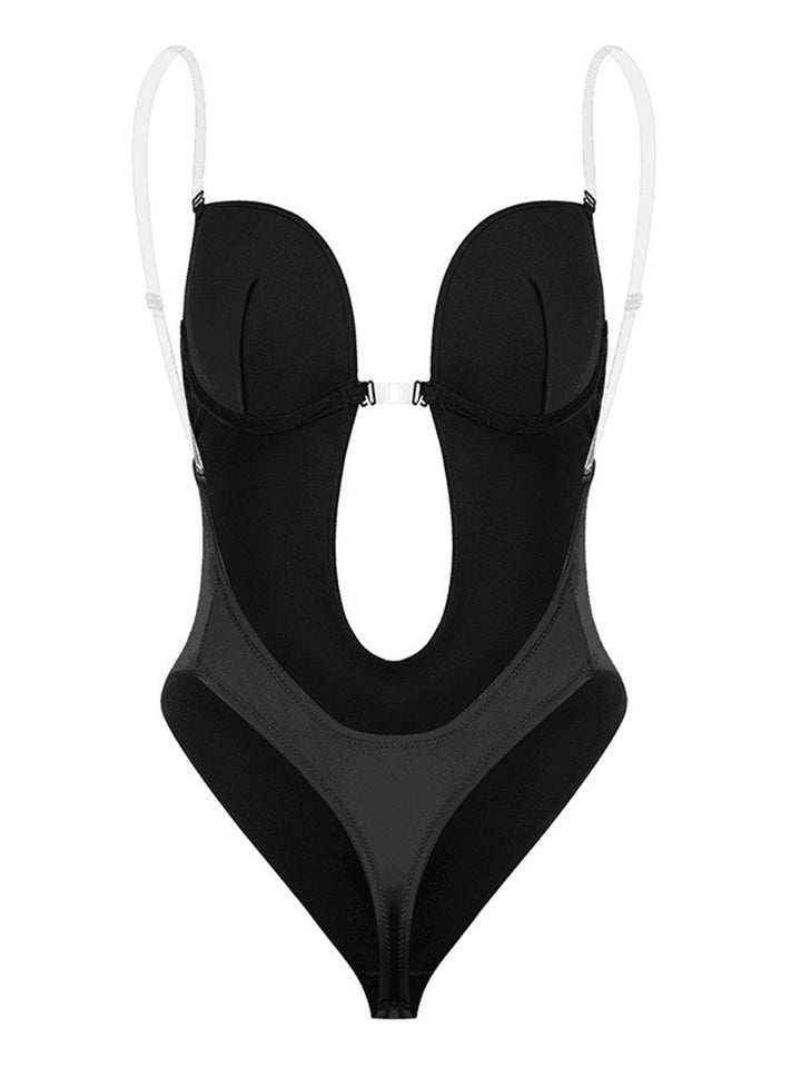 High Waist Deep V Neck Tummy Control Butt Lifter Shaperwear for Women