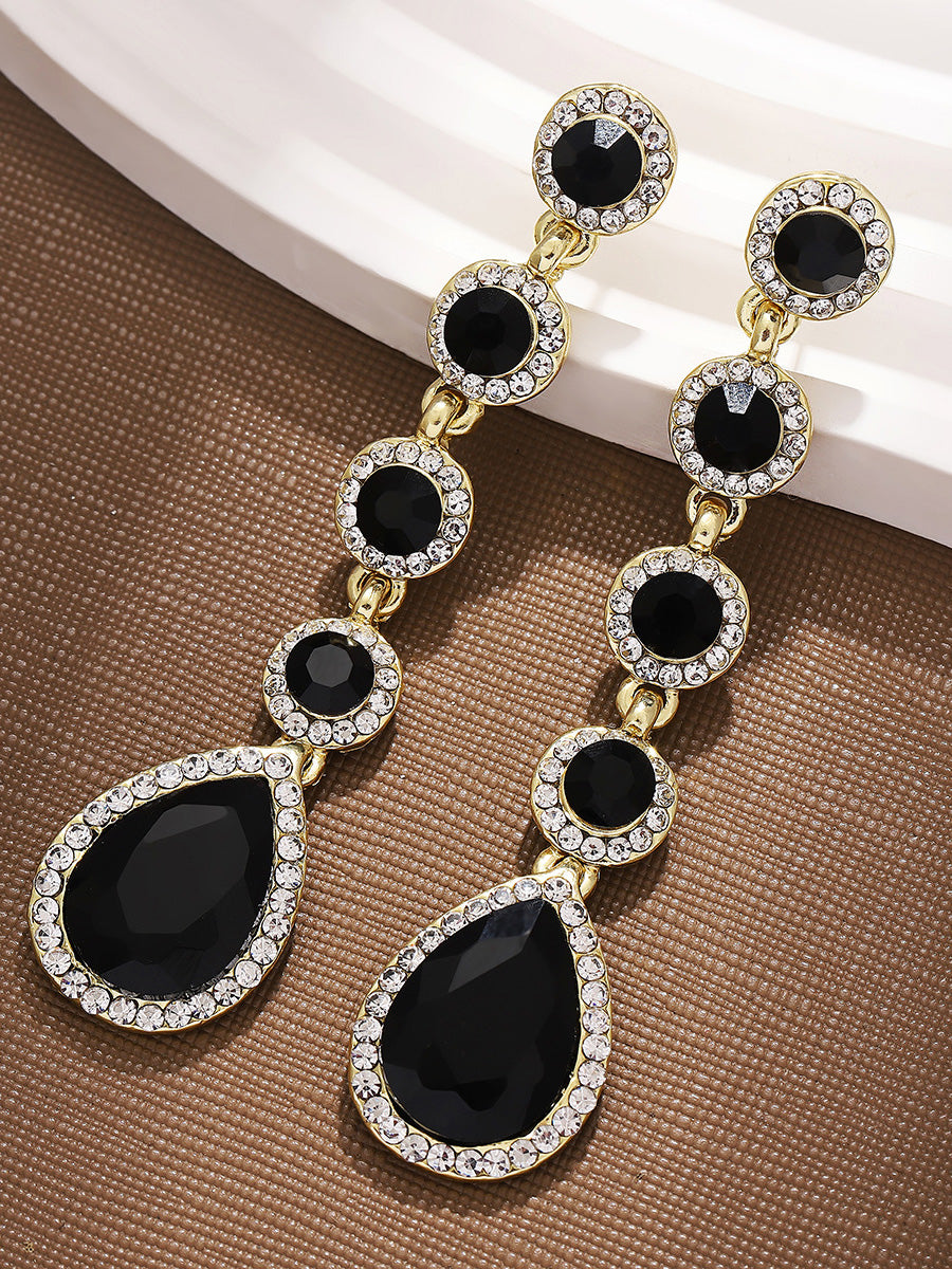 Women's Classic Alloy Beadings Long Earrings