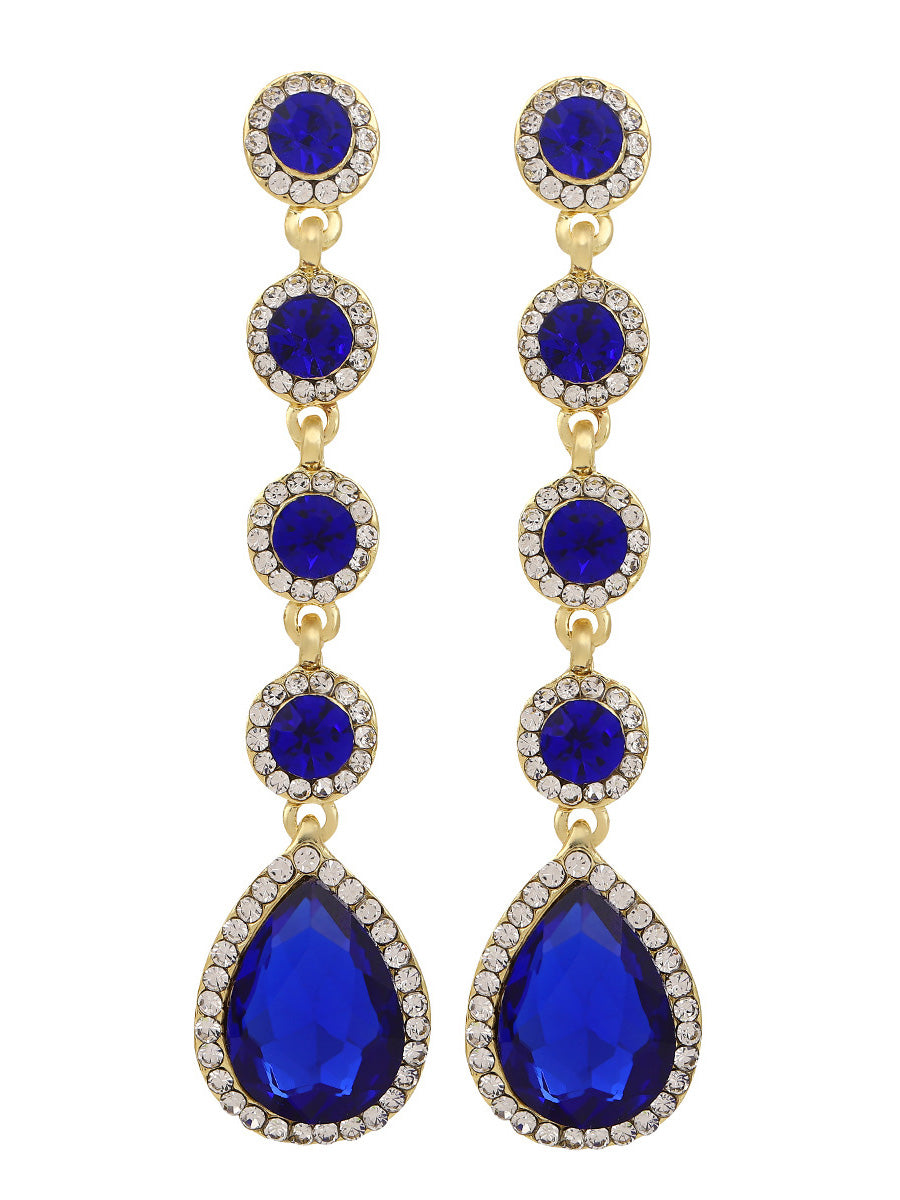 Women's Classic Alloy Beadings Long Earrings