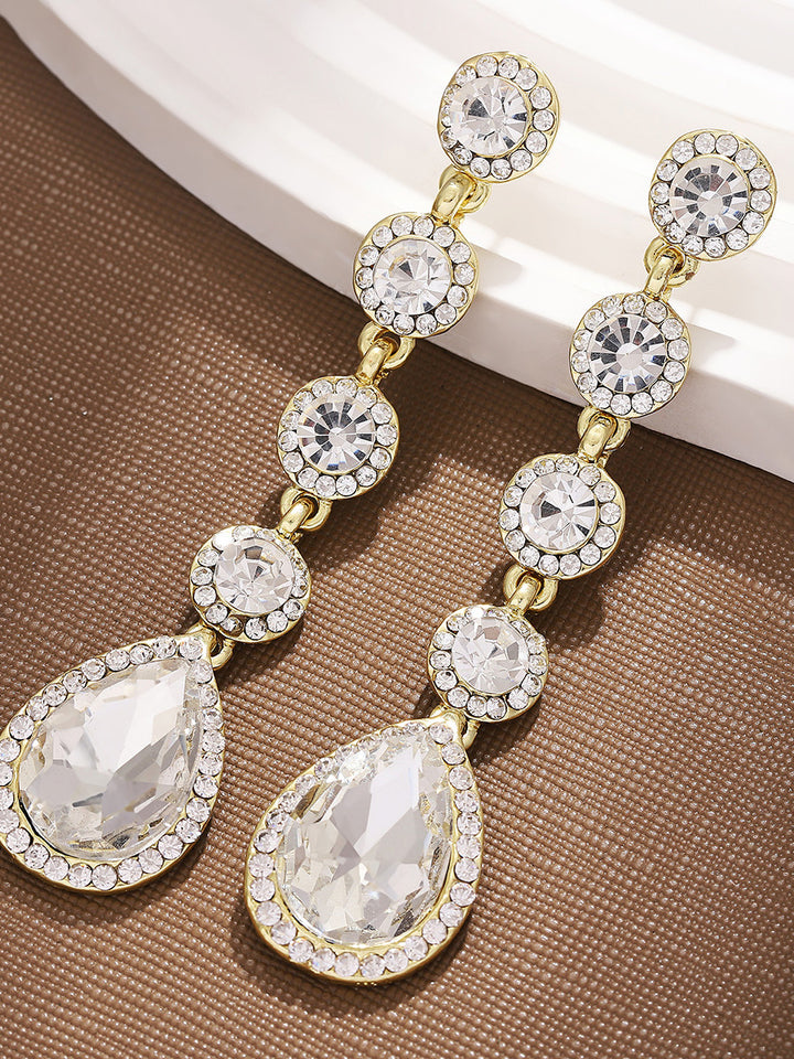 Women's Classic Alloy Beadings Long Earrings